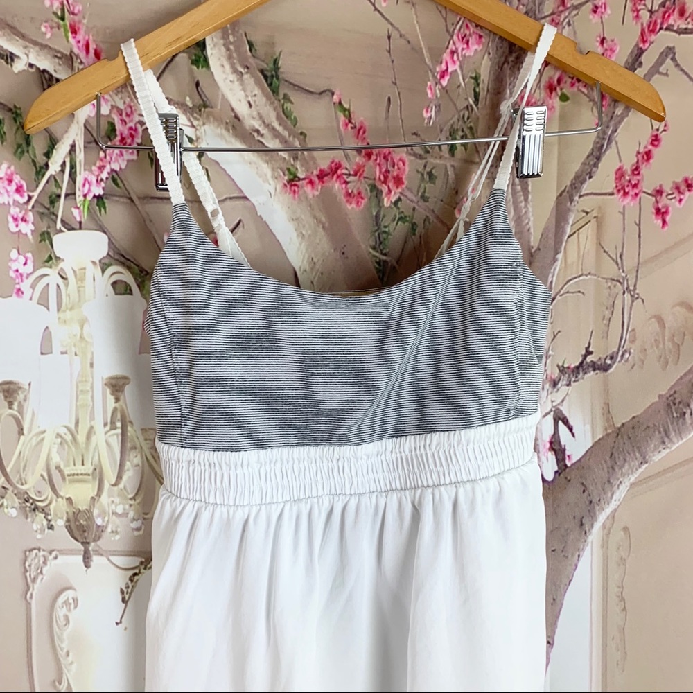 SOLD Lululemon White Striped Built In Bra - Picture 2 of 7